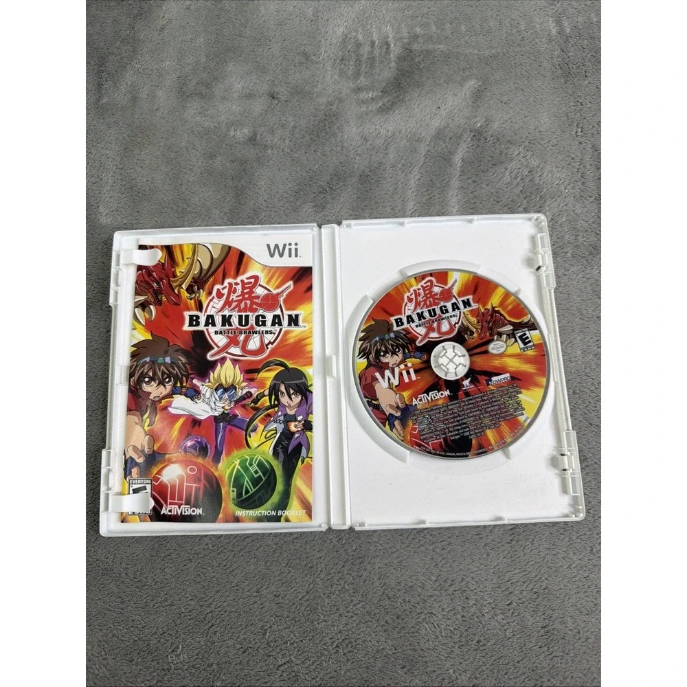 Bakugan Battle Brawlers (Nintendo Wii, 2009) Complete With Manual